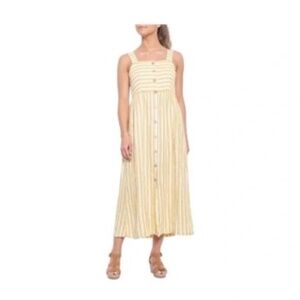 Rachel Zoe - Linen Stripe Midi Dress